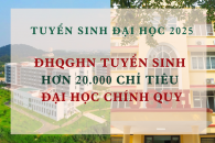 ĐHQGHN tuyển sinh hơn 20.000 chỉ tiêu đại học chính quy năm 2025