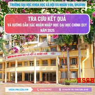 HƯỚNG DẪN TRA CỨU KẾT QUẢ, XÁC NHẬN NHẬP HỌC ĐẠI HỌC CHÍNH QUY NĂM 2025